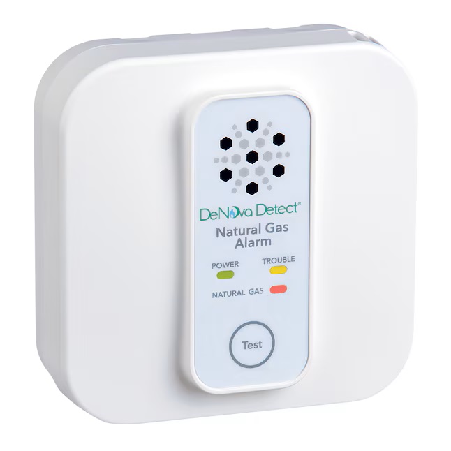DeNova Detect 10-Year Battery-Powered Natural Gas Alarm