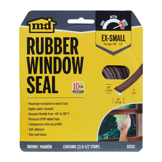 MD Large Brown EDPM Weatherstrip