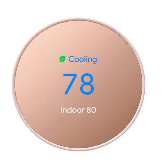 Google Nest Thermostat Sand