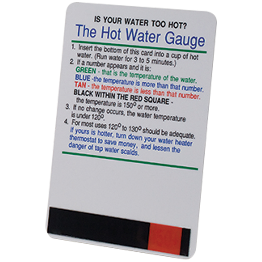 Hot Water Temperature Gauge 